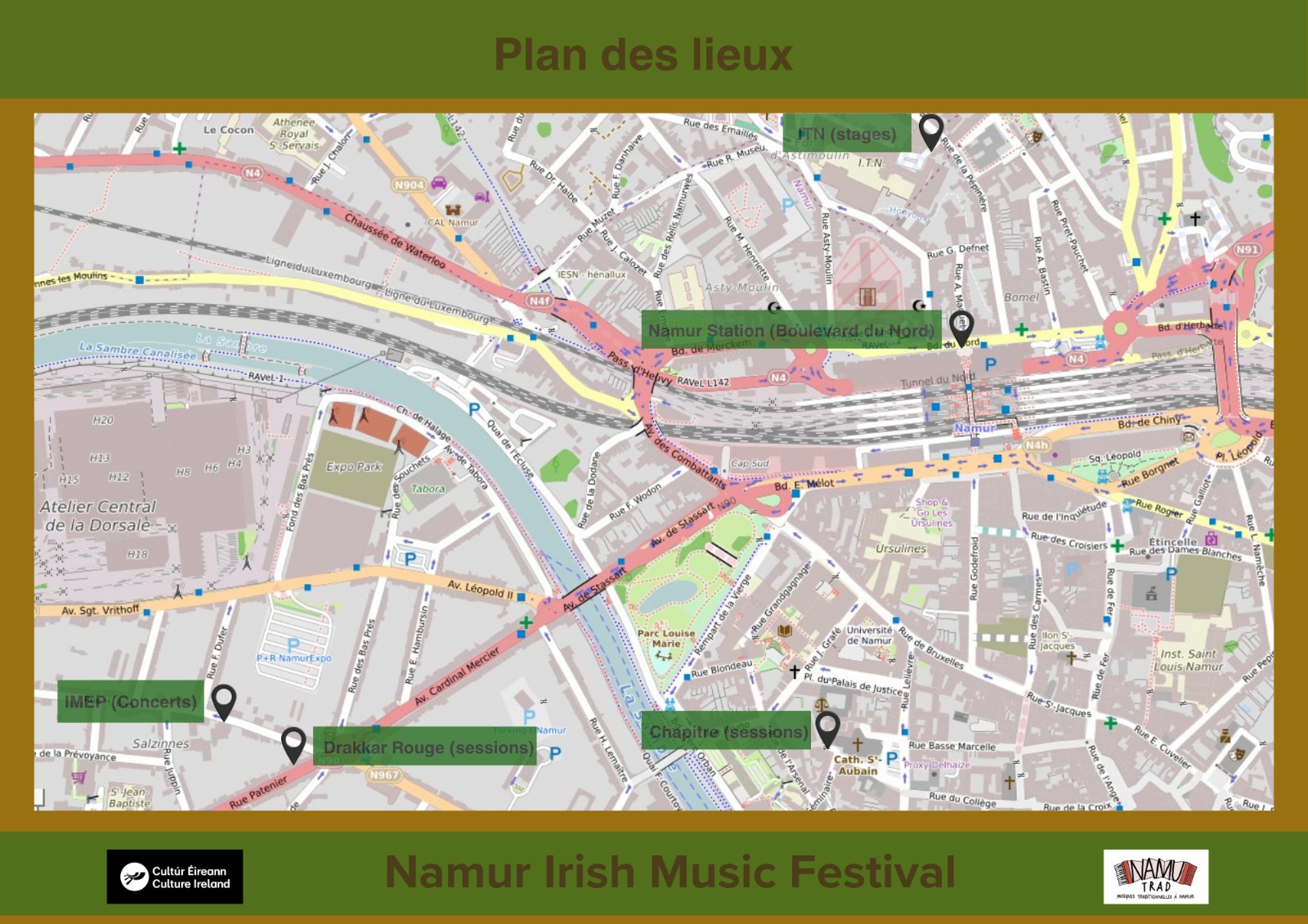 Plan du festival